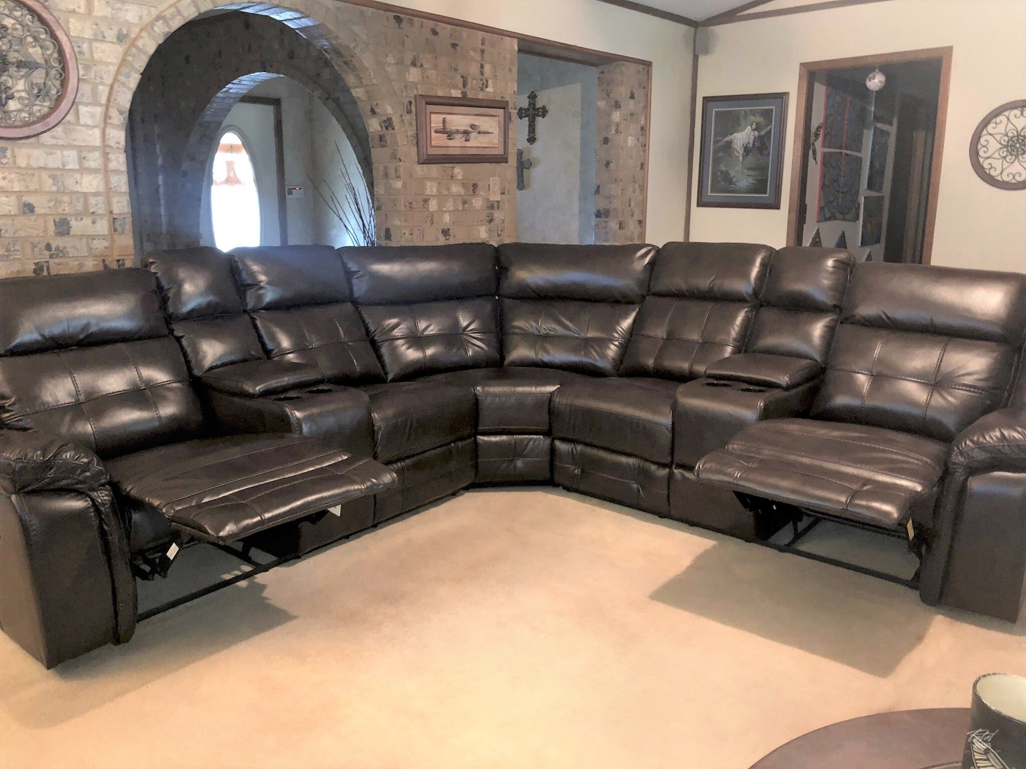 Jacob2 Espresso - Reclining Sectional **NEW ARRIVAL**