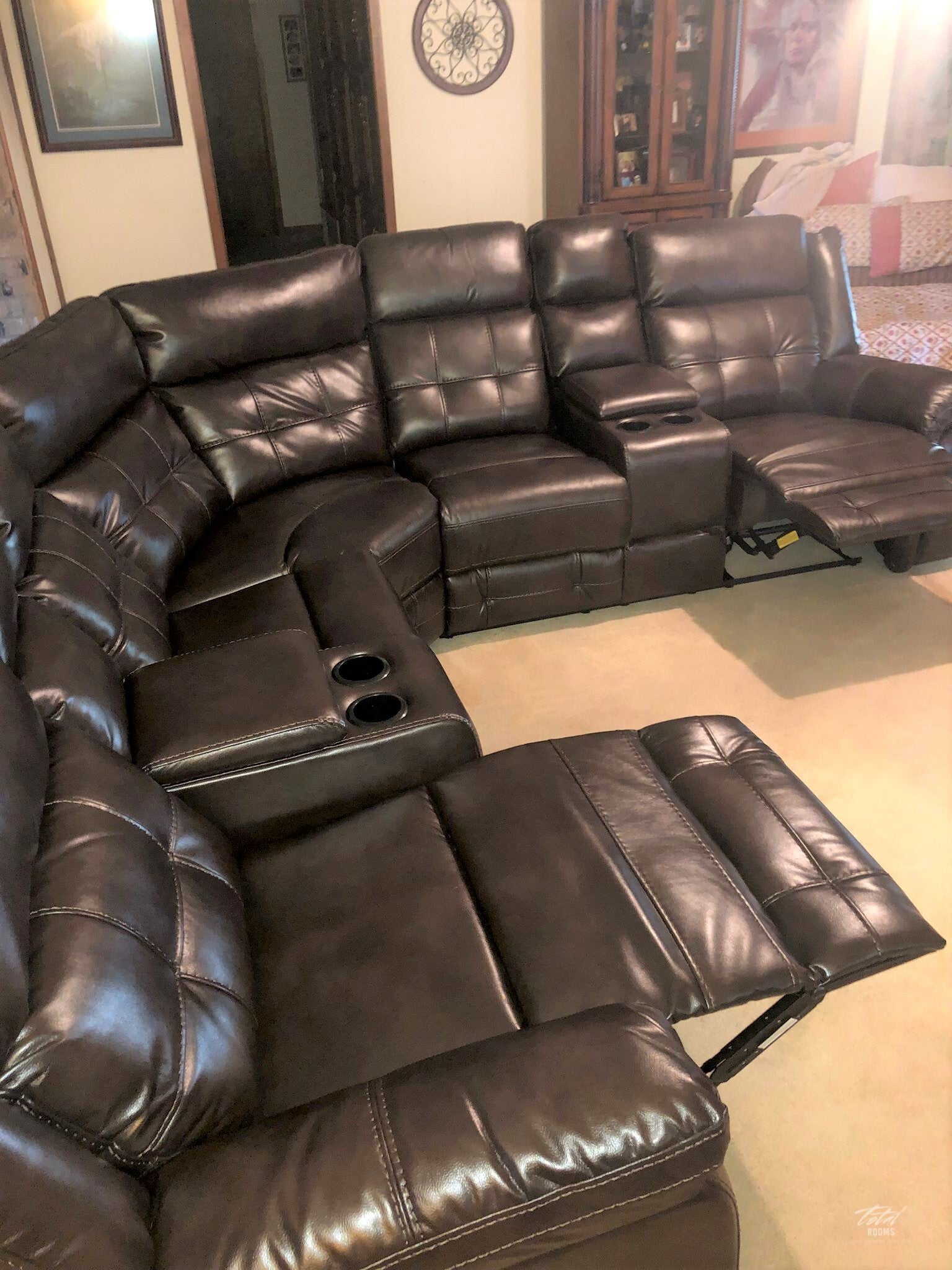 Jacob2 Espresso - Reclining Sectional **NEW ARRIVAL**