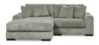 Ashley 21104 - 2PC Sectional Grey (RAF/LAF)