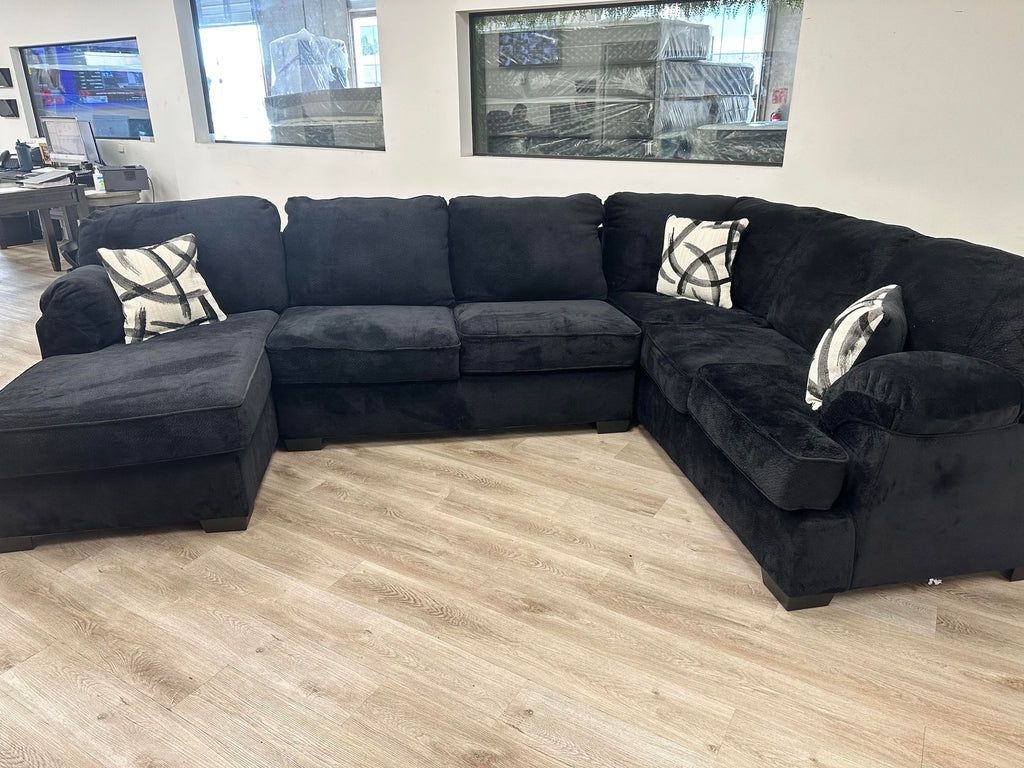 BRENTWOOD BLACK SECTIONAL