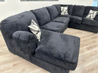 BRENTWOOD BLACK SECTIONAL