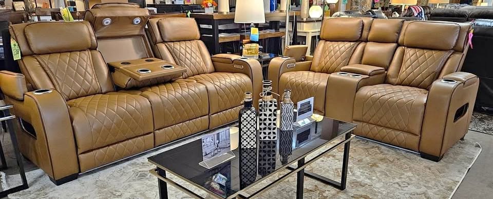 DUBAI 3PC Brown Power Reclining Set
