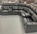 Jacob2 Black - Reclining Sectional **NEW ARRIVAL**