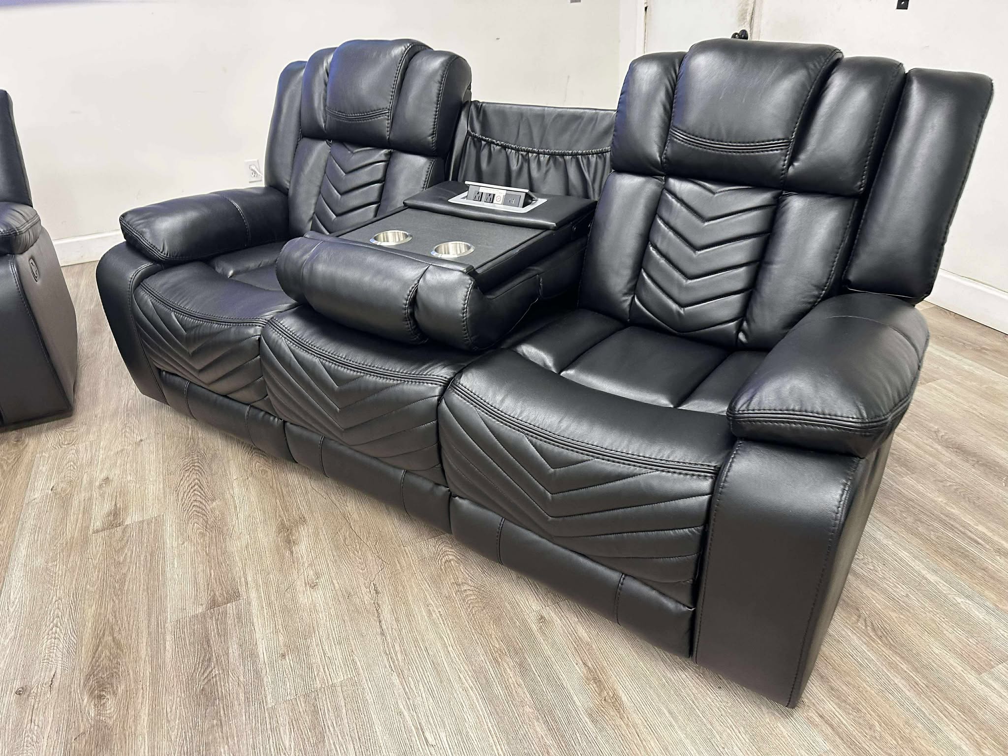 Ace Black - 3PC Reclining Set ETA 4/8