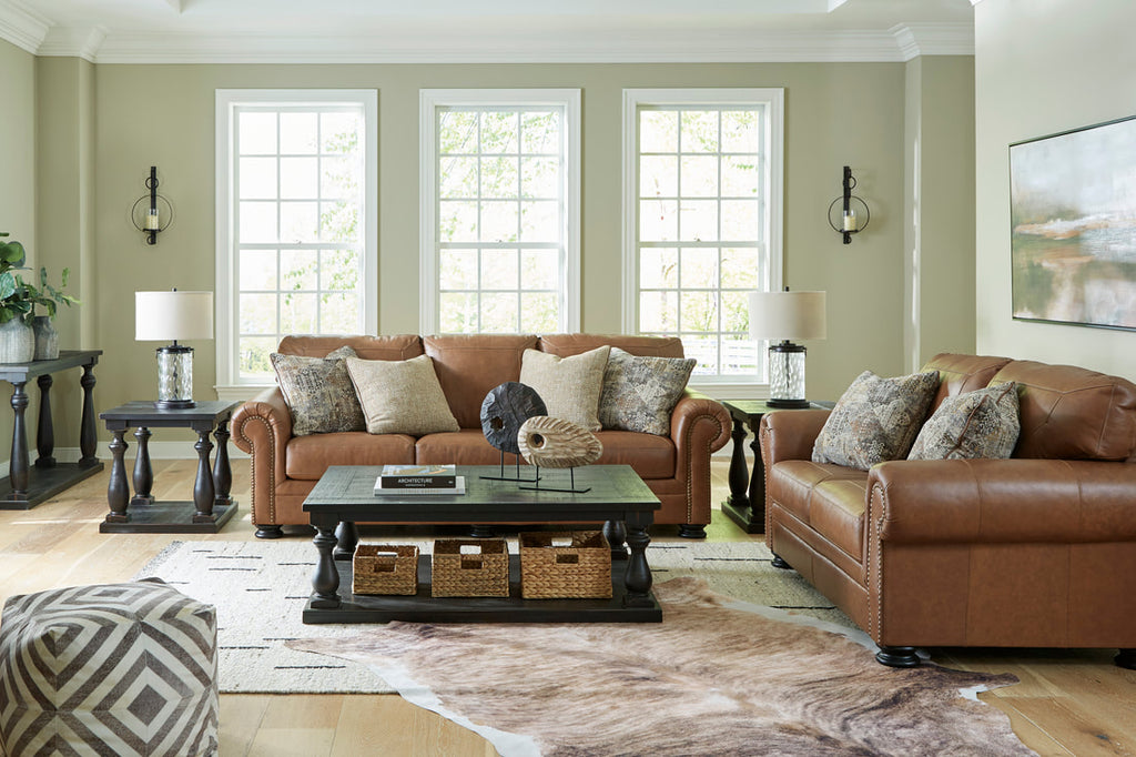 Ashley 576-04 Sofa & Loveseat (TOP GRAIN/OVERSIZE) **NEW ARRIBVAL**