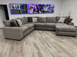8600 Oversized Sectional (Taupe) **NEW ARRVIAL**