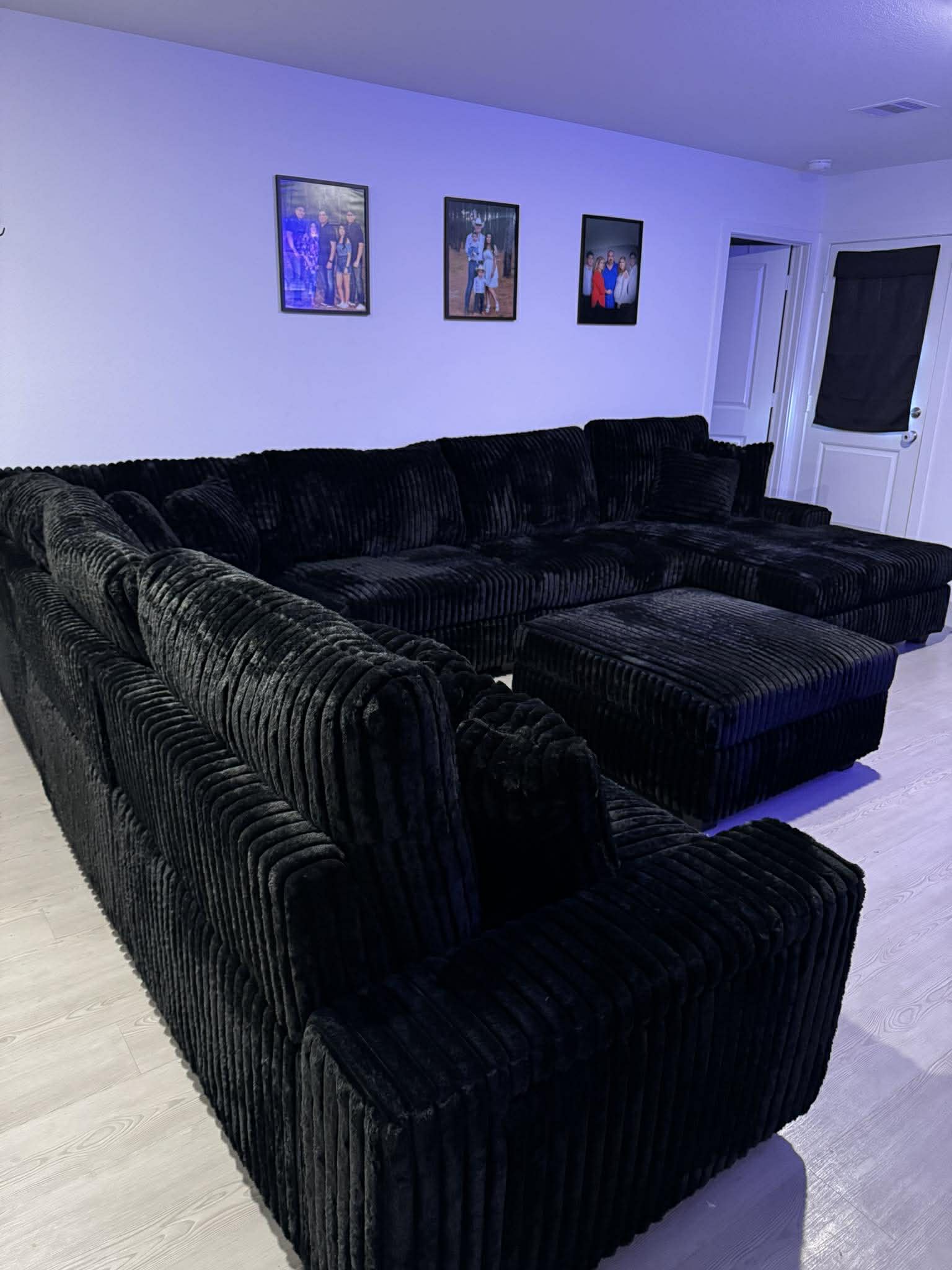 Bazooka Black 7PC Sectional **NEW ARRIVAL**