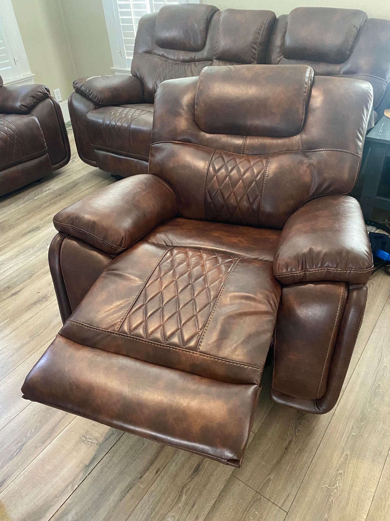 Galveston Brown - 3PC OVERSIZED Reclining Set