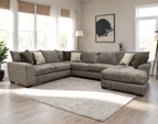 8600 Oversized Sectional (Taupe) **NEW ARRVIAL**