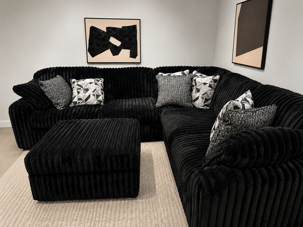 Ashley Midnight-Madness 3PC L Shape Sectional