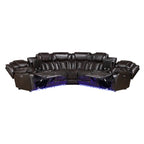9508DB*SCPW 3-Piece Power Reclining Sectional with Consoles, Speakers, Subwoofer and LED Lighting