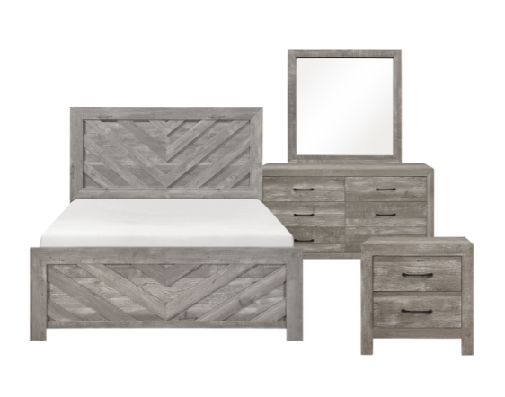 1534NPGY Bedroom-Corbin Collection