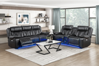 8457BLK Seating-Huron Collection (Pieces Sold Separately)