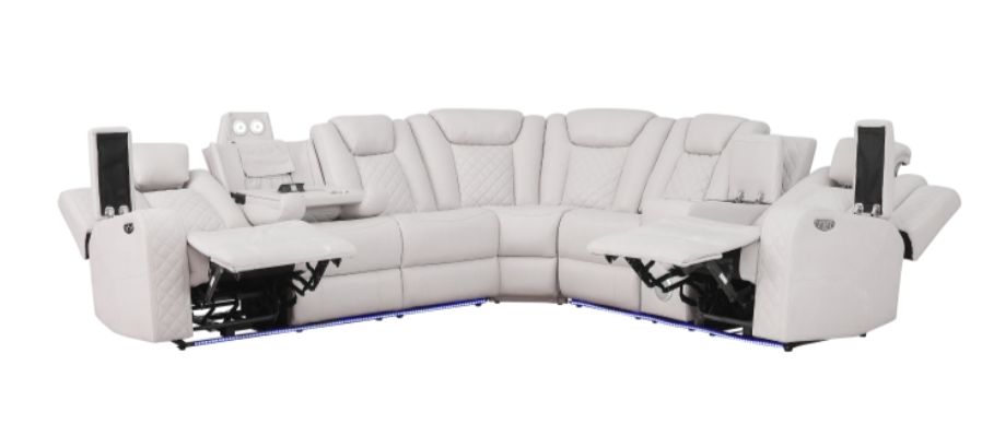 SH8895GRW*SC 3-PIECE RECLINING SECTIONAL