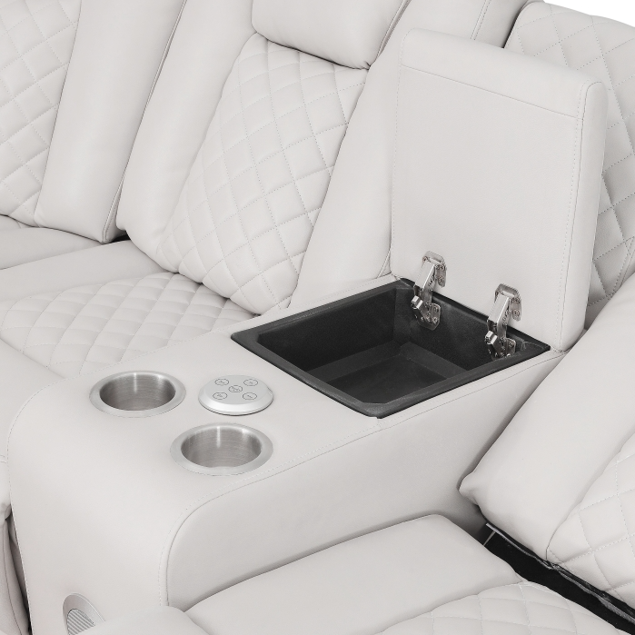 SH8895GRW*SC 3-PIECE RECLINING SECTIONAL