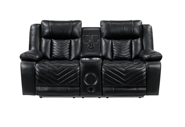 8457BLK Seating-Huron Collection (Pieces Sold Separately)