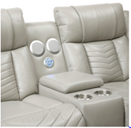 8457GRY Seating-Huron Collection (Pieces Sold Separately)