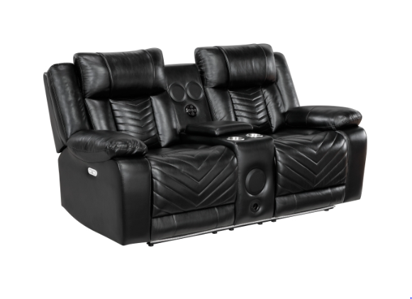 8457BLK Seating-Huron Collection (Pieces Sold Separately)