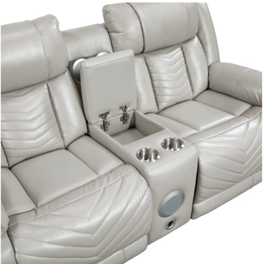 8457GRY Seating-Huron Collection (Pieces Sold Separately)