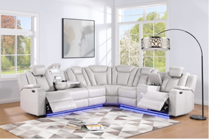 SH8895GRW*SC 3-PIECE RECLINING SECTIONAL