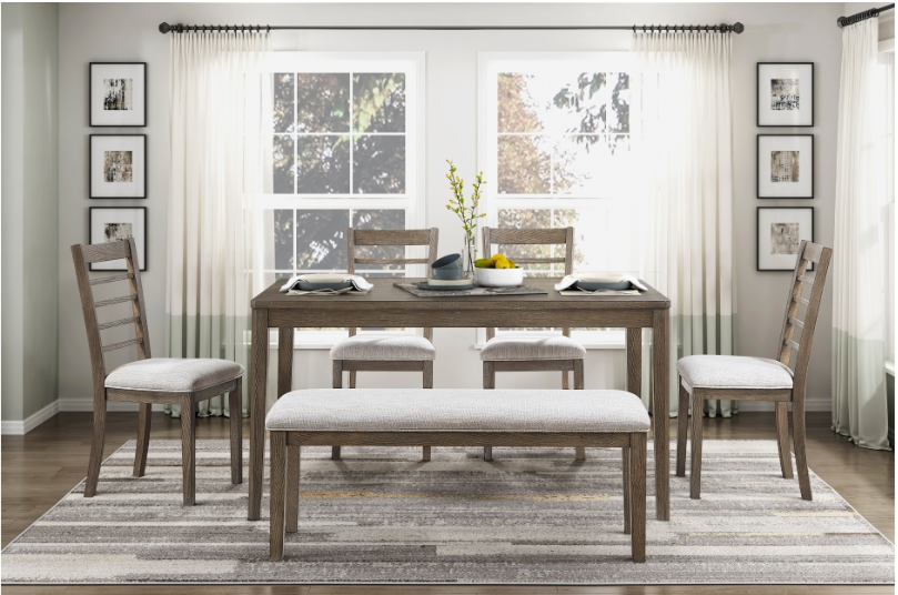 5987 Dining-Emilia Collection-6 Piece Dining Set