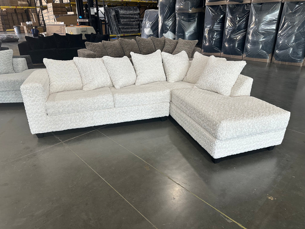 610 Sectional (Cream) **NEW ARRIVAL**