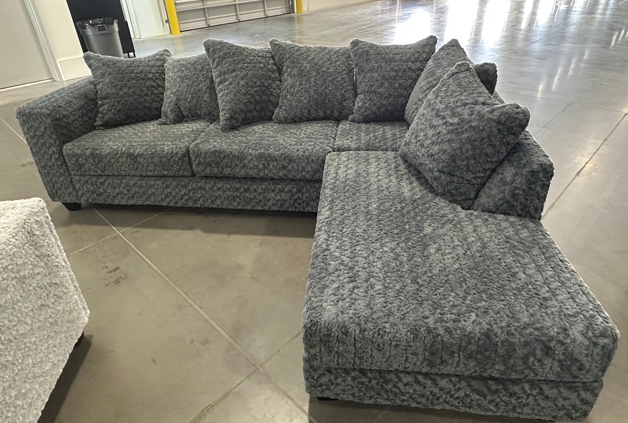 610 Sectional (Charcoal) **NEW ARRIVAL**