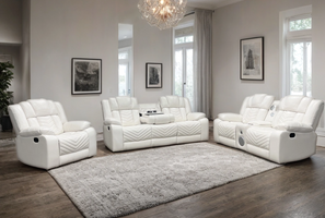 Ace White - 3PC Reclining Set