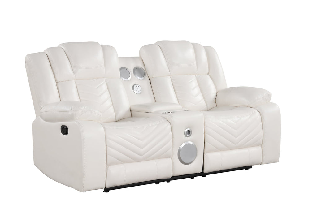 Ace White - 3PC Reclining Set