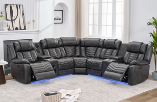 Gray Reclining Sectional **NEW ARRIVAL**