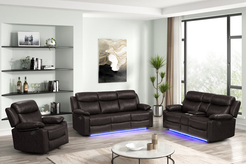 Aiden Brown- 3PC Reclining Set **NEW ARRIVAL**