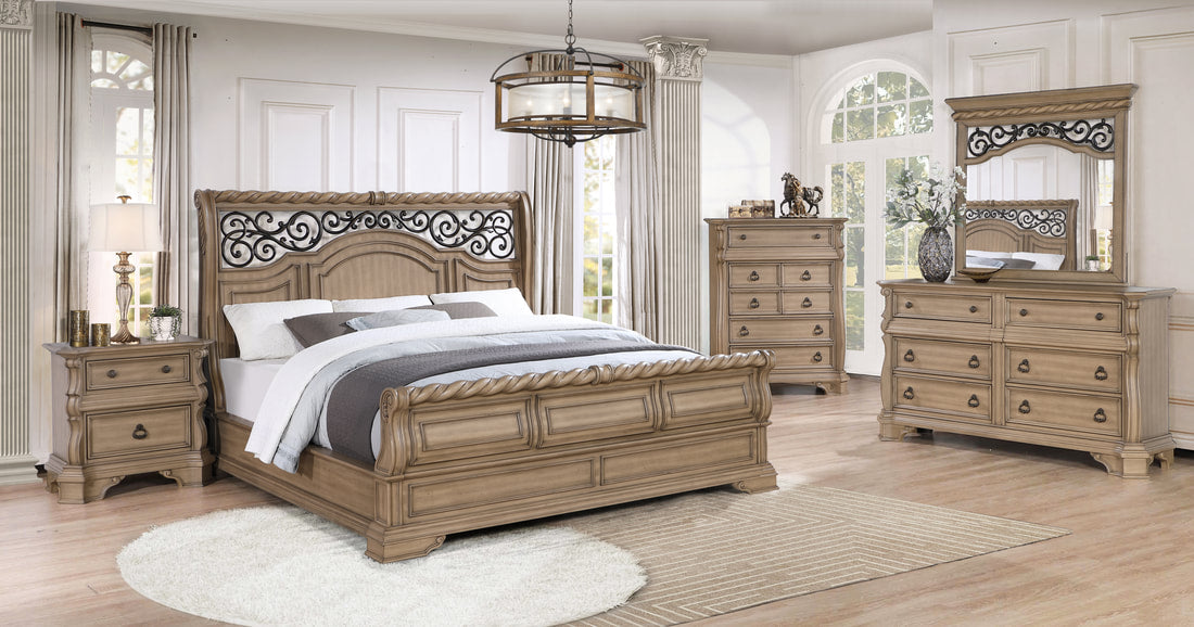 B7010 - 4pc or 5pc Bedroom Set ONLY- Queen, King