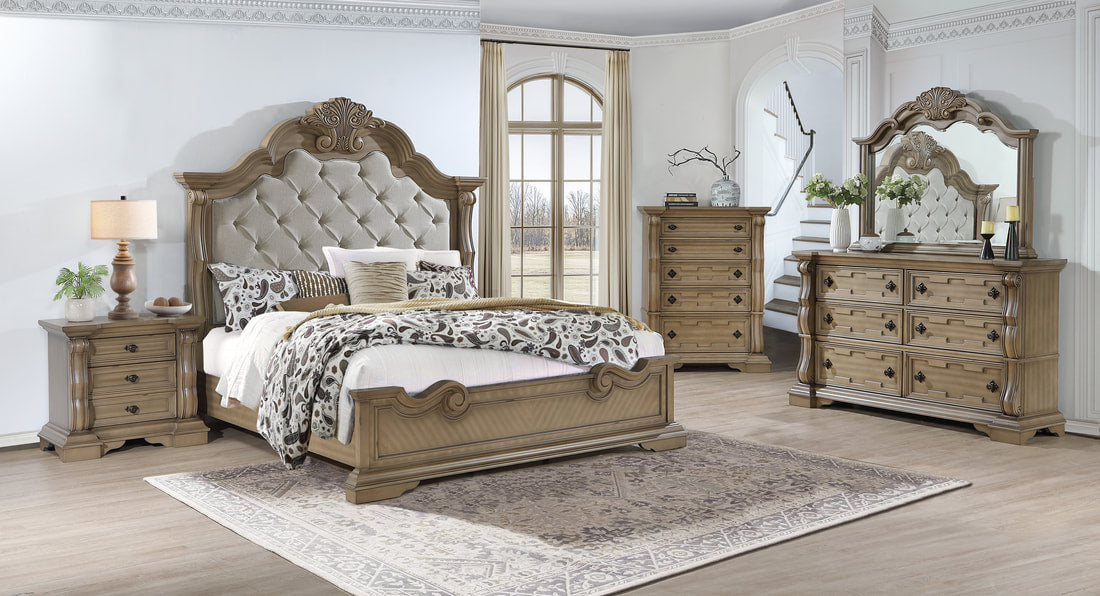 B9010 - 4pc or 5pc Bedroom Set ONLY - Queen, King