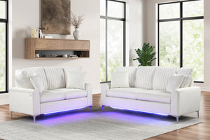 Celina Beige - 2PC Sofa & Loveseat Set
