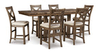 D631 - Counter Height Table + 6 Chairs Set **NEW ARRIVAL**