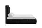 Diana Black Platform Bed - Queen, King **NEW ARRIVAL**