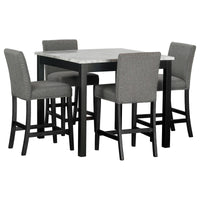 Dior12 - Pub Table + 4 Chair Set