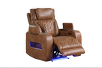 DUBAI 3PC Brown Power Reclining Set