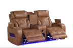 DUBAI 3PC Brown Power Reclining Set