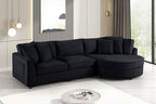 Elva Black Sectional **NEW ARRIVAL**