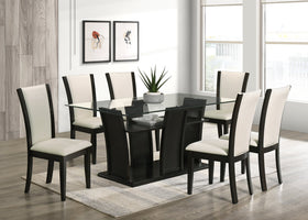 Florida - White Dining Table + 6 Chair Set