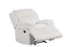 Heaven - White 3pc Reclining Set
