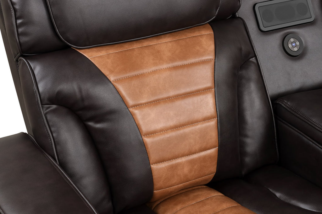 IBIZA POWER/POWER Brown Reclining Sectional **NEW ARRIVAL**