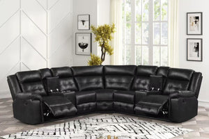 Jacob2 Black - Reclining Sectional **NEW ARRIVAL**