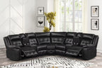 Jacob2 Black - Reclining Sectional **NEW ARRIVAL**