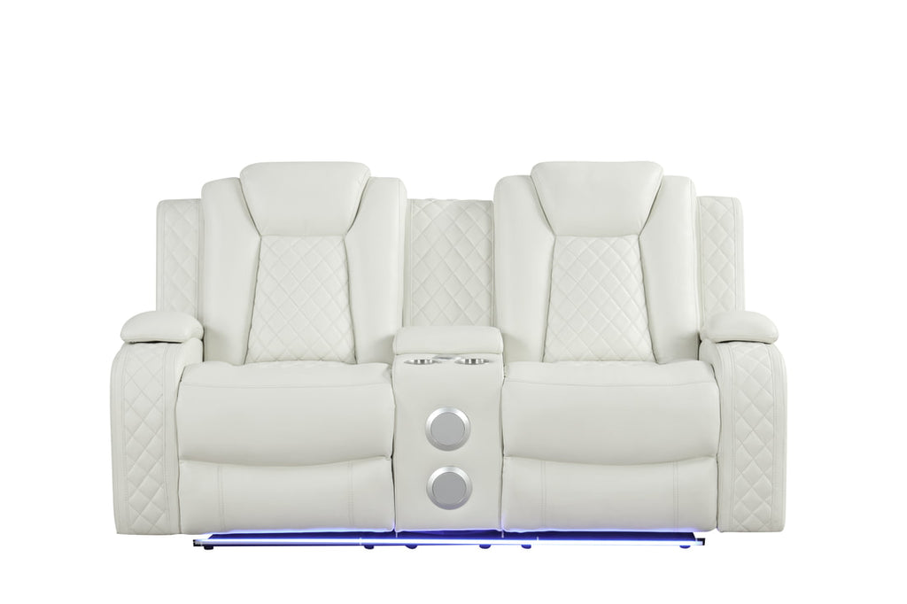 Luz White - 3PC Reclining Set