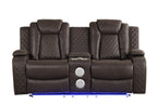 Luz Chocolate - 3PC Reclining Set