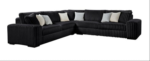 MARSHMALLOW Black OVERSIZED Sectional