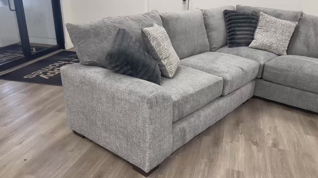 8600 Oversized Sectional (Gray) **NEW ARRVIAL**