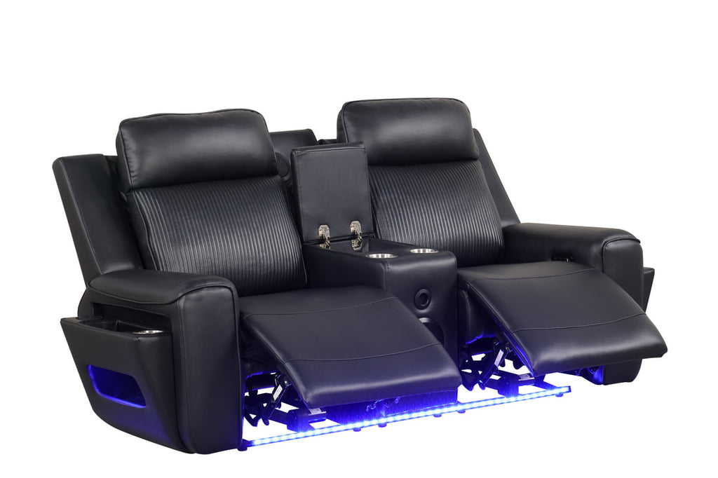 Rolls Royce Black Power Reclining Set **NEW ARRIVAL**
